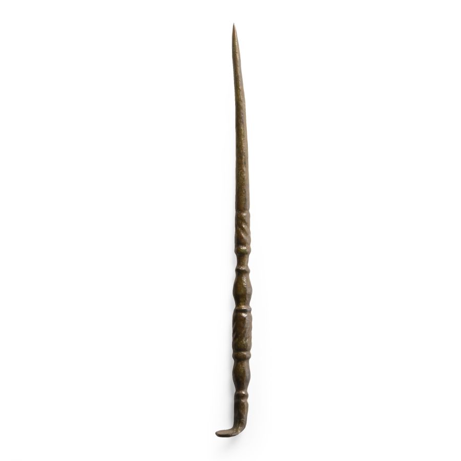 Roman Decorated Bronze Stylus with Eraser