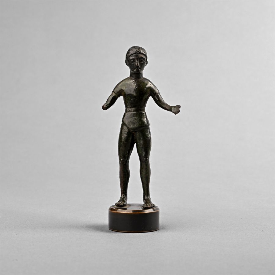 Iberian Bronze Statuette of Youth