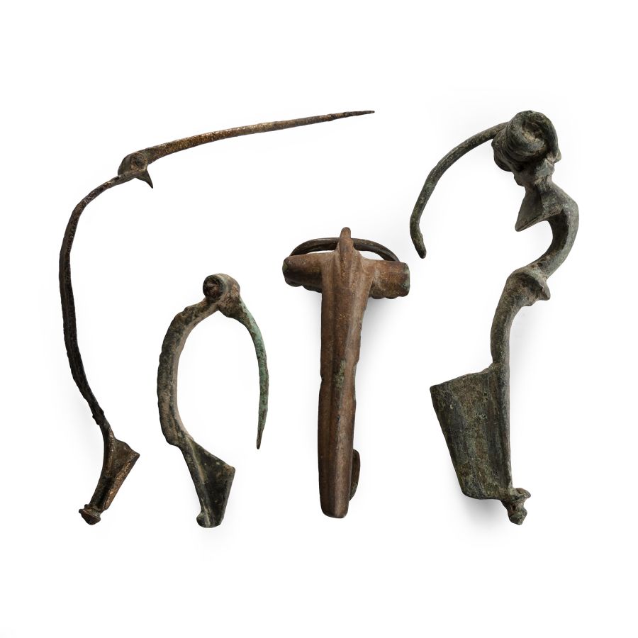 Roman Bronze Brooch Group