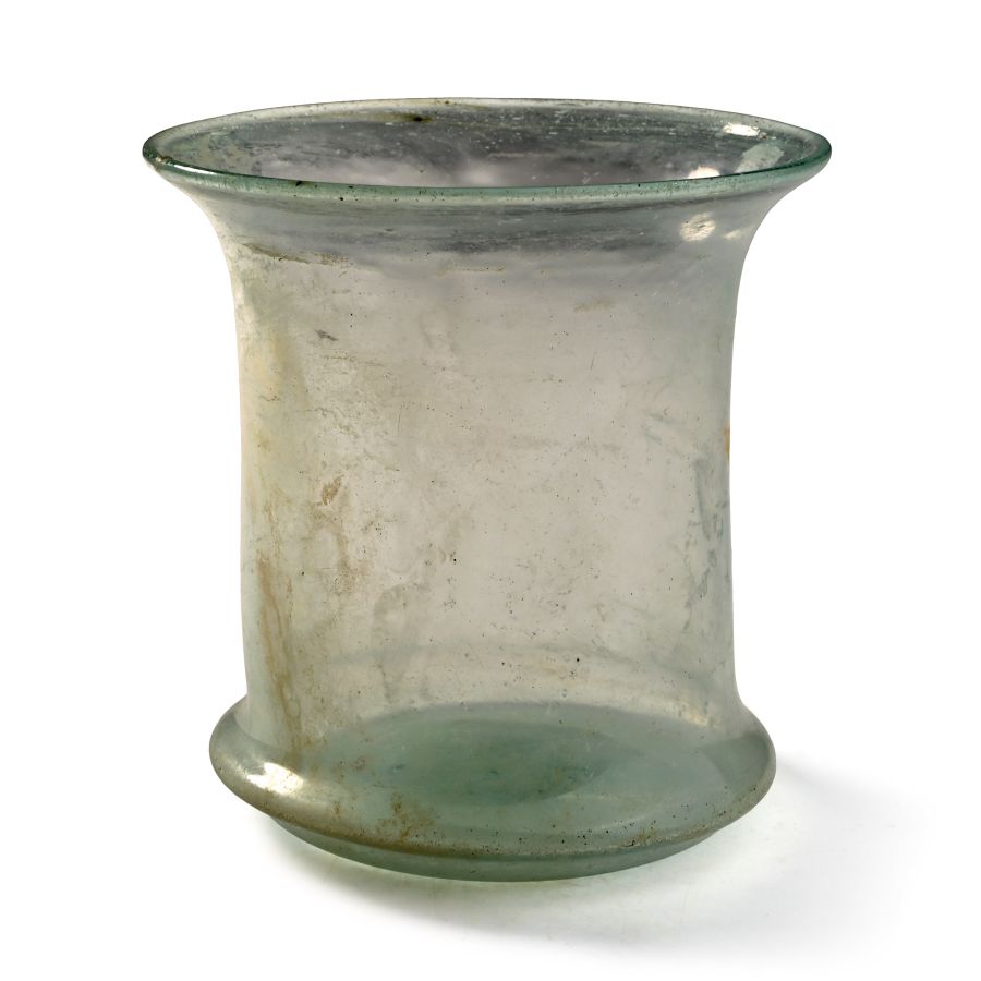 Roman Pale Green Glass Cup