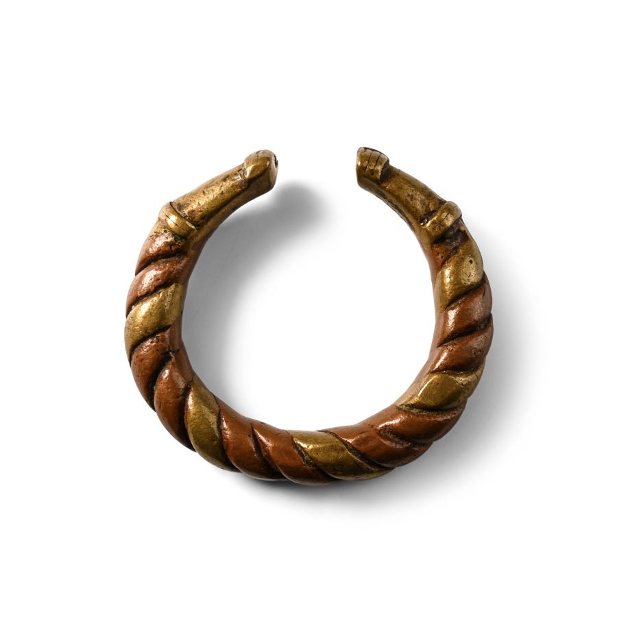 African Bi-Metal Slave Bracelet