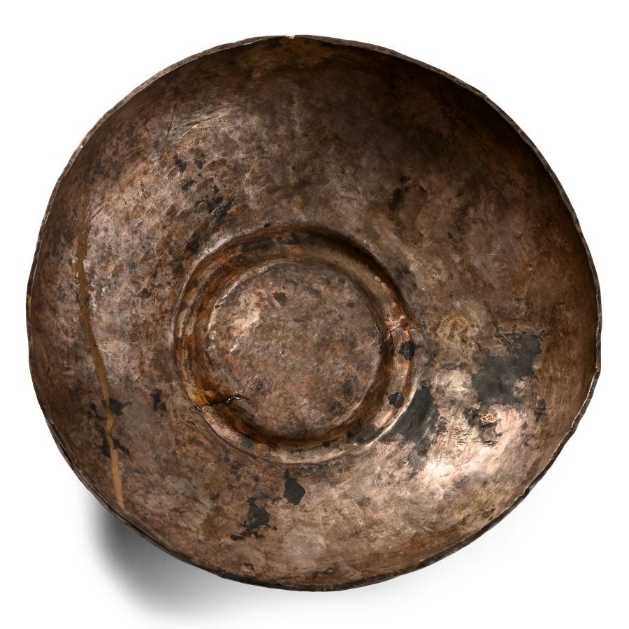 Western Asiatic Silver Drinking Bowl