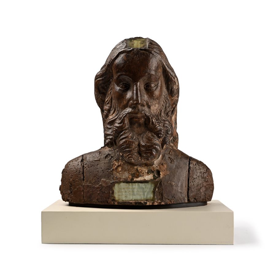 Medieval Reliquary Bust of Saint John the Baptist