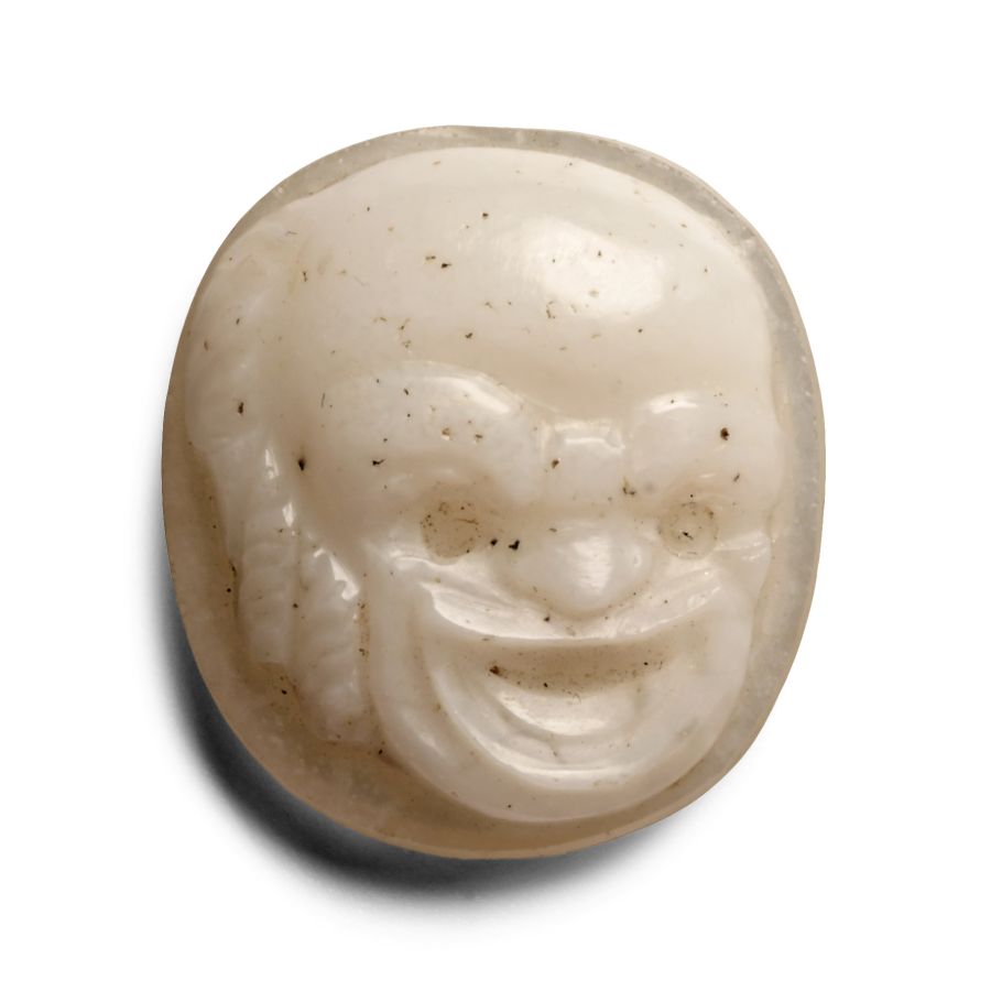 Roman Agate Cameo of a Theatre Mask