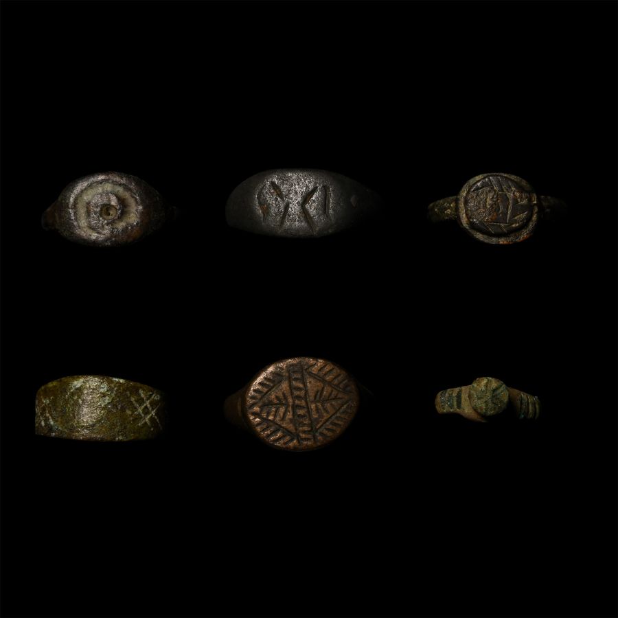 Celtic to Medieval Bronze Ring Collection