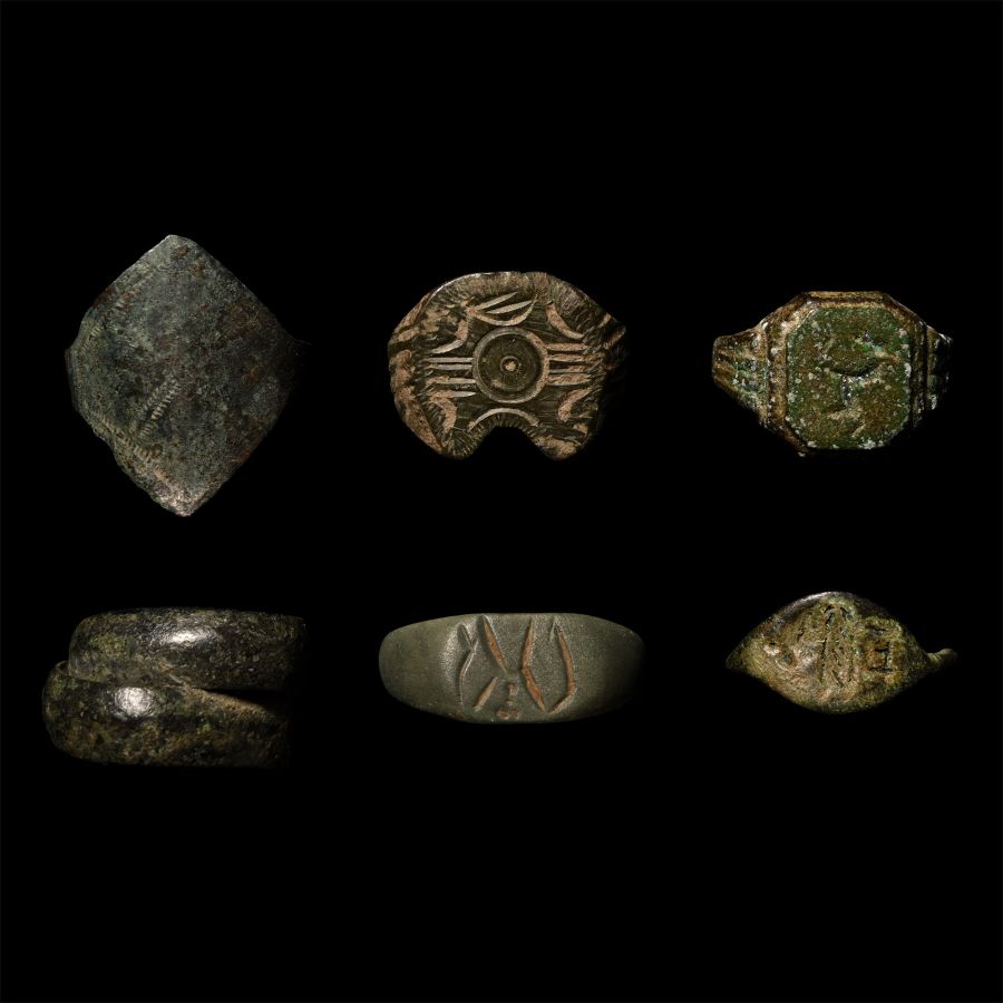 Celtic to Medieval Bronze Ring Collection