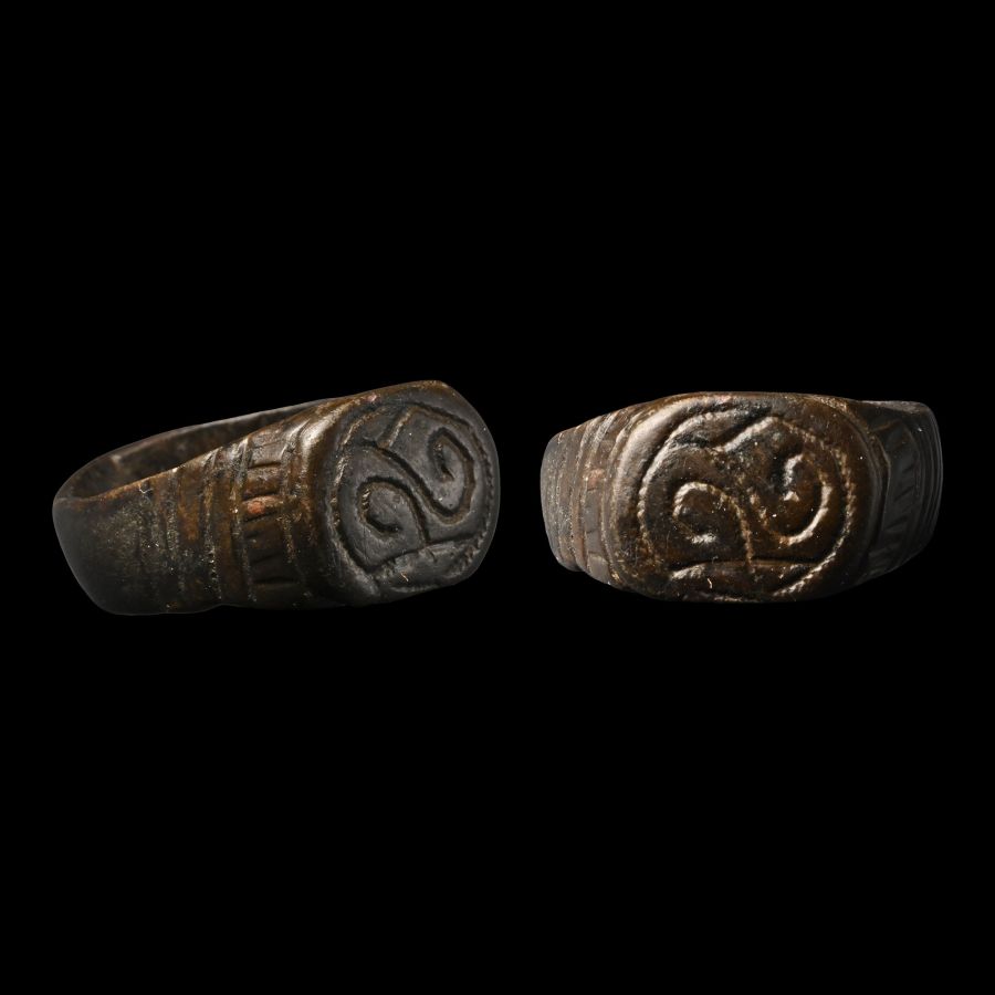 Merovingian Ring with Scrolls