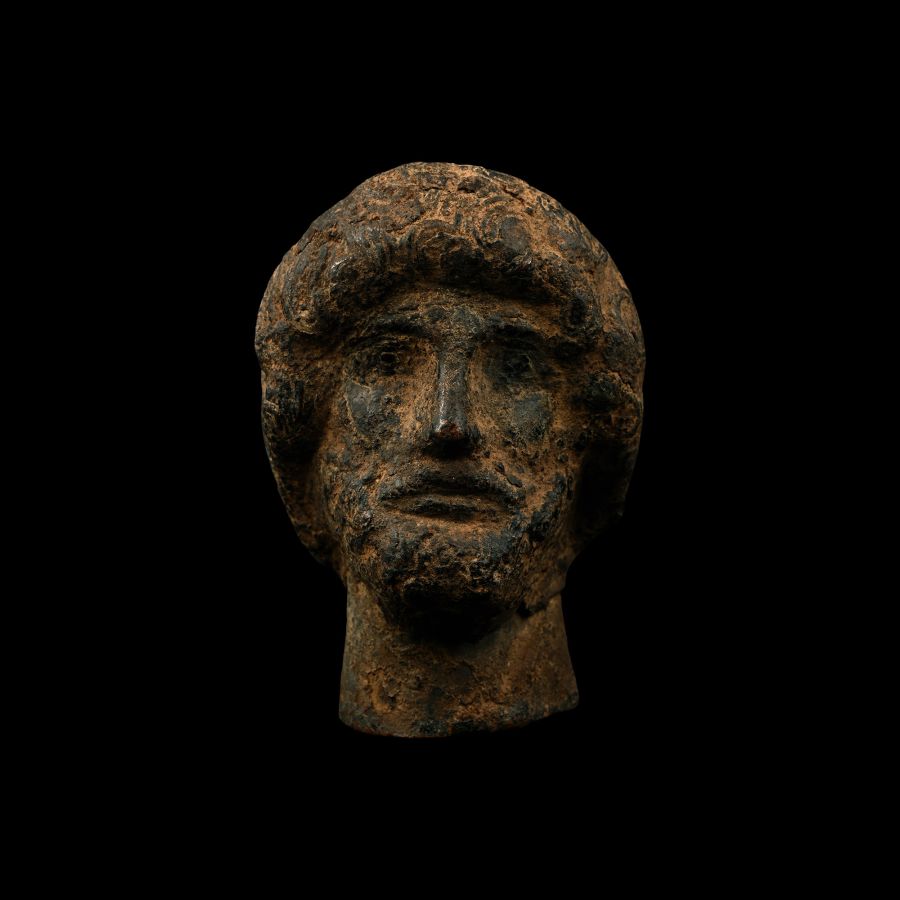 Roman Bronze Head