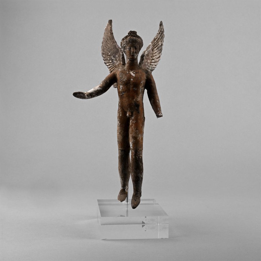 Greek Terracotta Figure of Eros, the God of Love