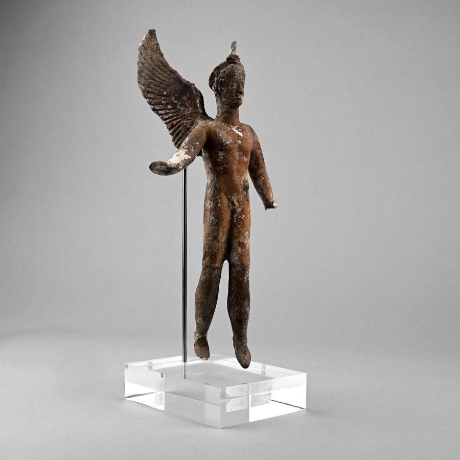 Greek Terracotta Figure of Eros, the God of Love