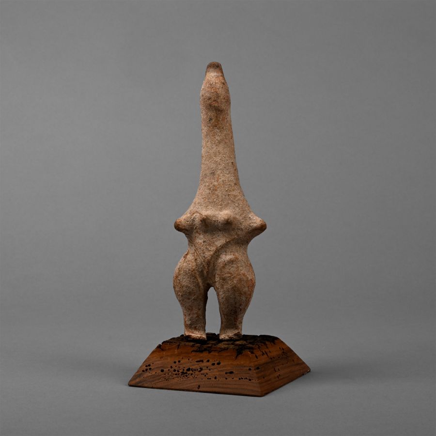 Large Amlash Terracotta Idol