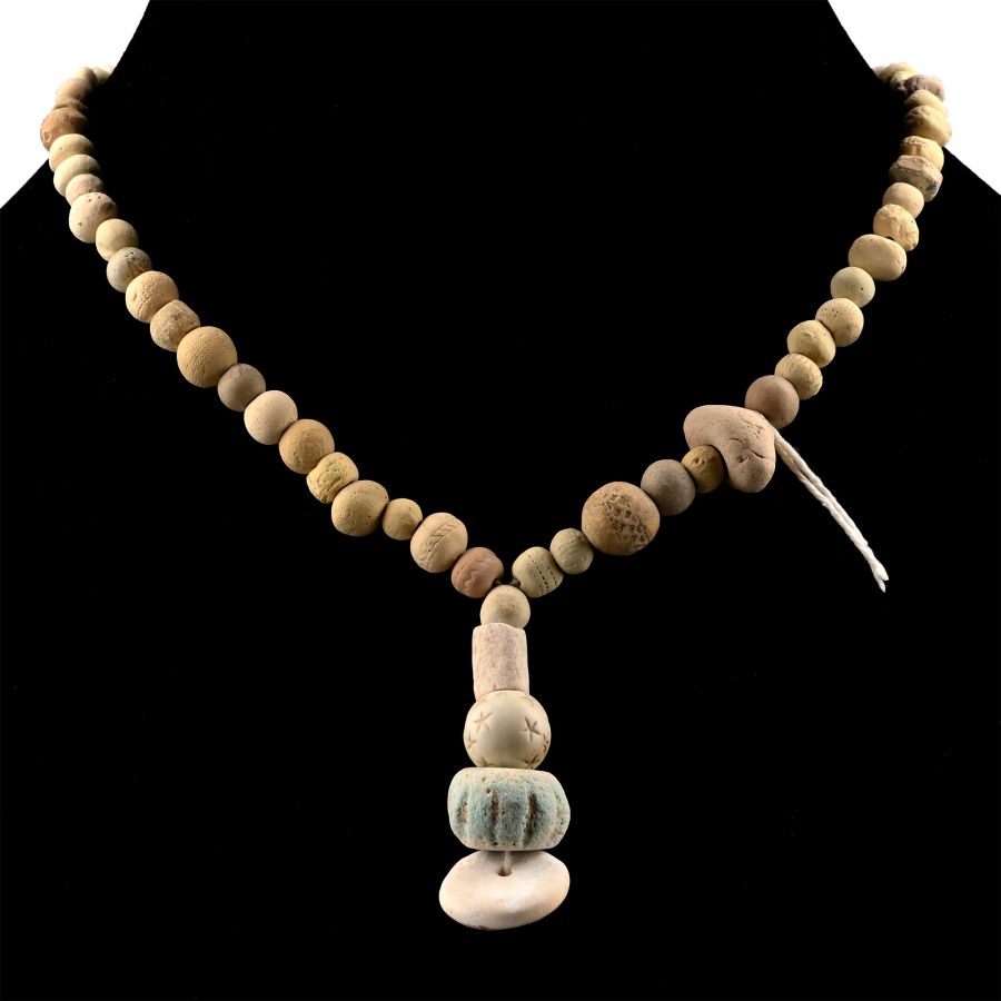 Roman and Other Ceramic Bead Necklace String
