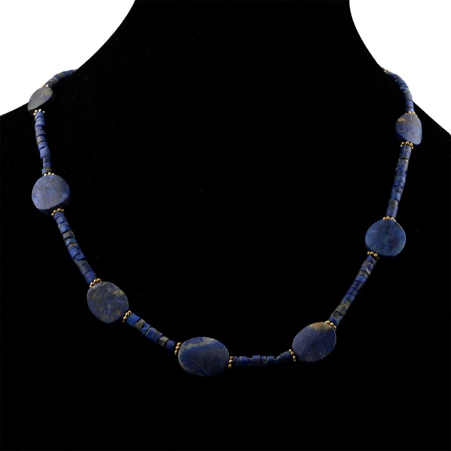 Bactrian Style Lapis Lazuli and Other Bead Necklace String
