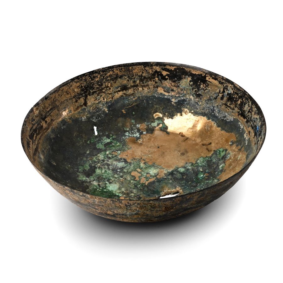Large Western Asiatic Bronze Bowl