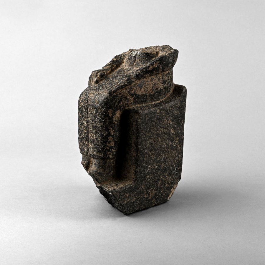 Egyptian Granite Seated Figure