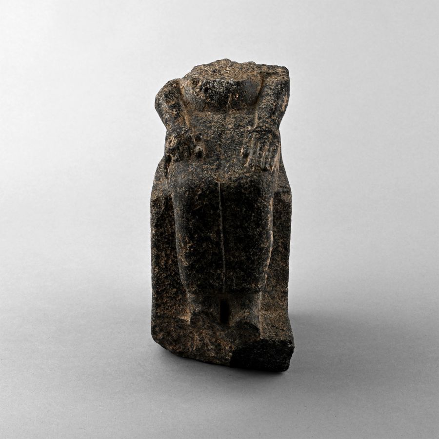 Egyptian Granite Seated Figure