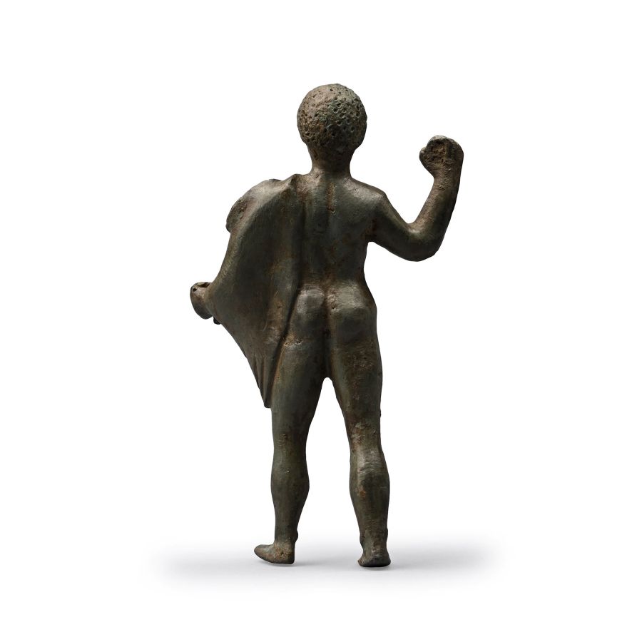 Etrusco-Italic Bronze Figure of Young Hercules