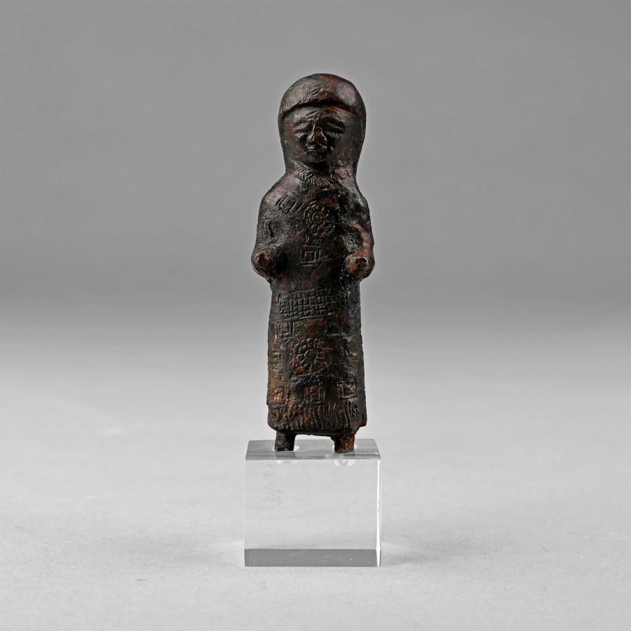 Urartu Copper Figure of a Goddess
