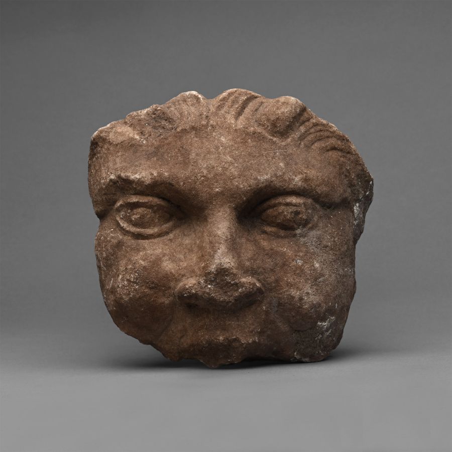 Roman Marble Face Fragment