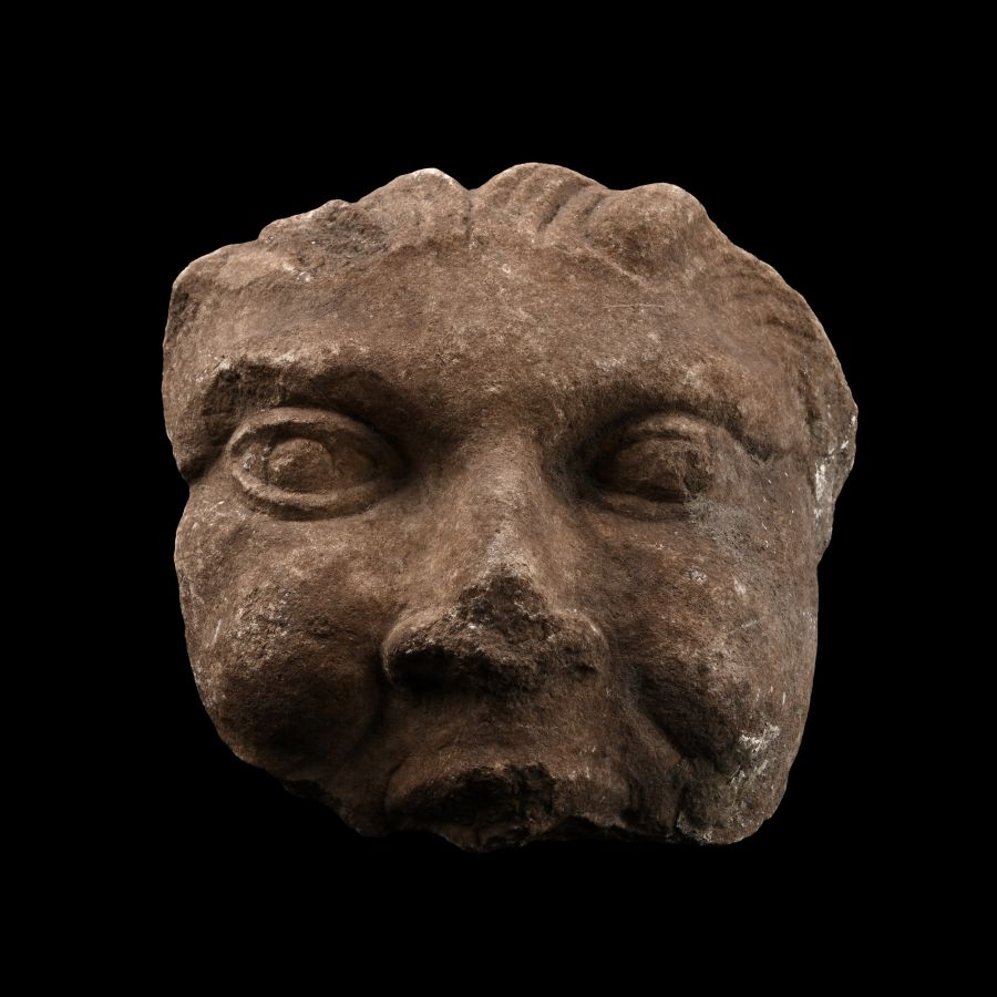Roman Marble Face Fragment
