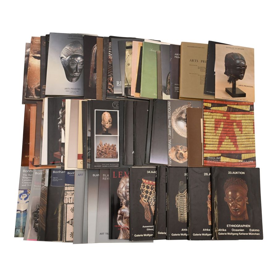 Primitive and African Tribal Art Auction Catalogue Group - 61 Titles