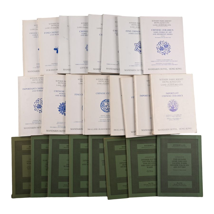 Sotheby's and Sotheby Parke Bernet Chinese, Japanese and Asian Art Auction Catalogues - 26 Titles