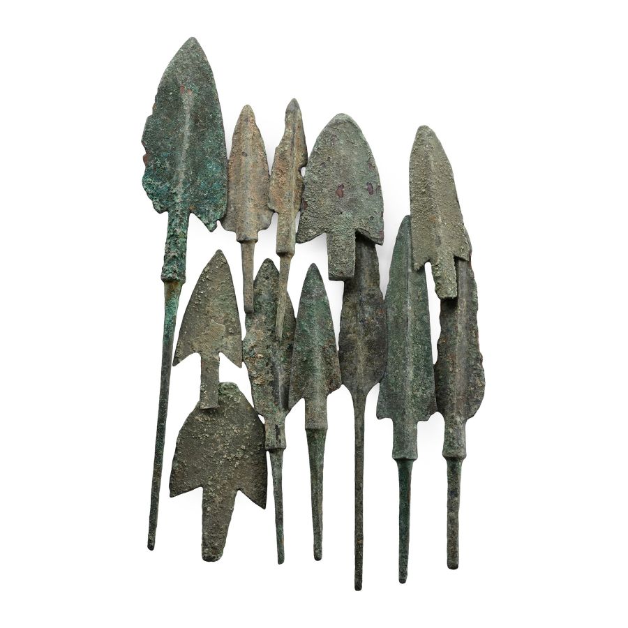Western Asiatic Bronze Arrowhead Collection
