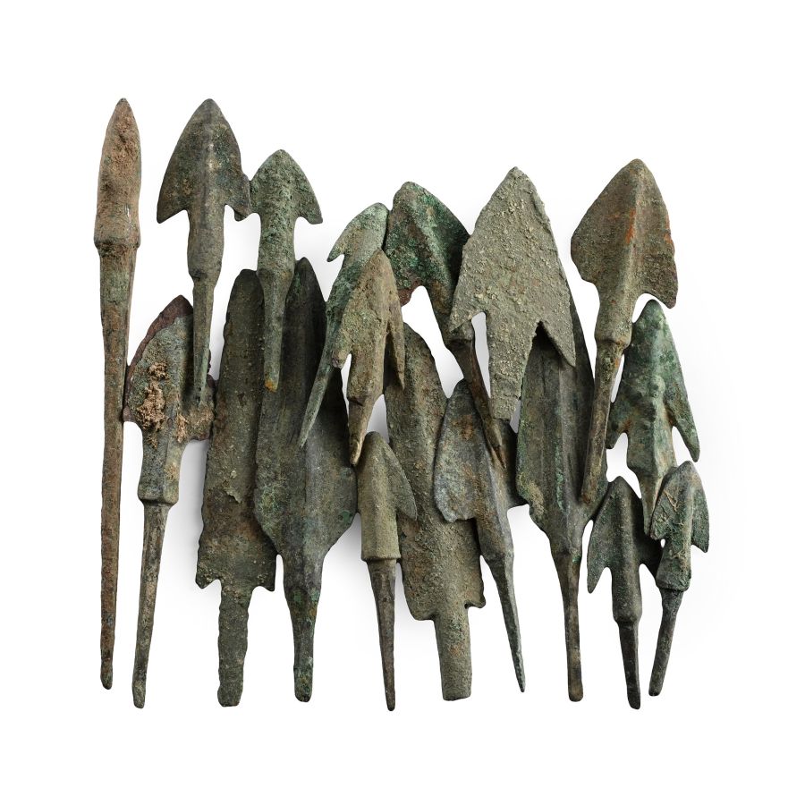 Western Asiatic Bronze Arrowhead Collection