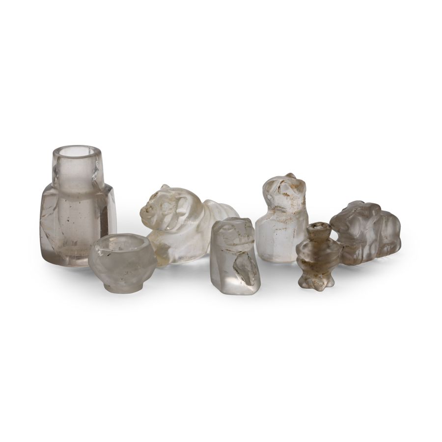 Western Asiatic Rock Crystal Animal and Other Artefact Collection