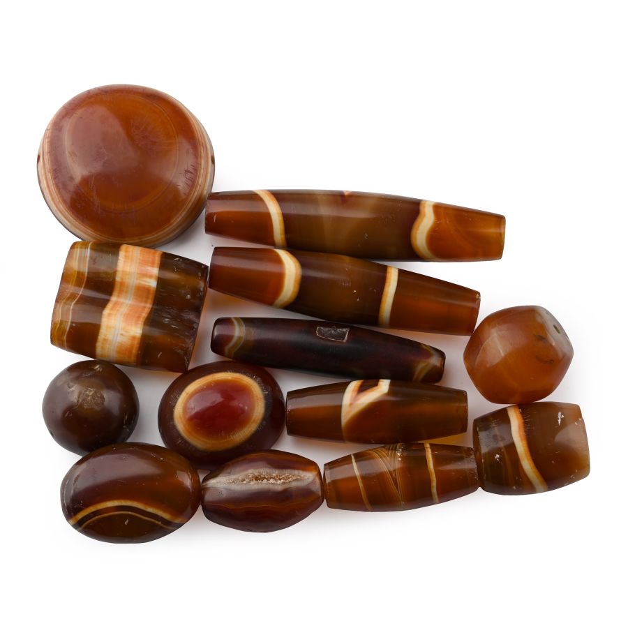 Banded Agate Bead Collection