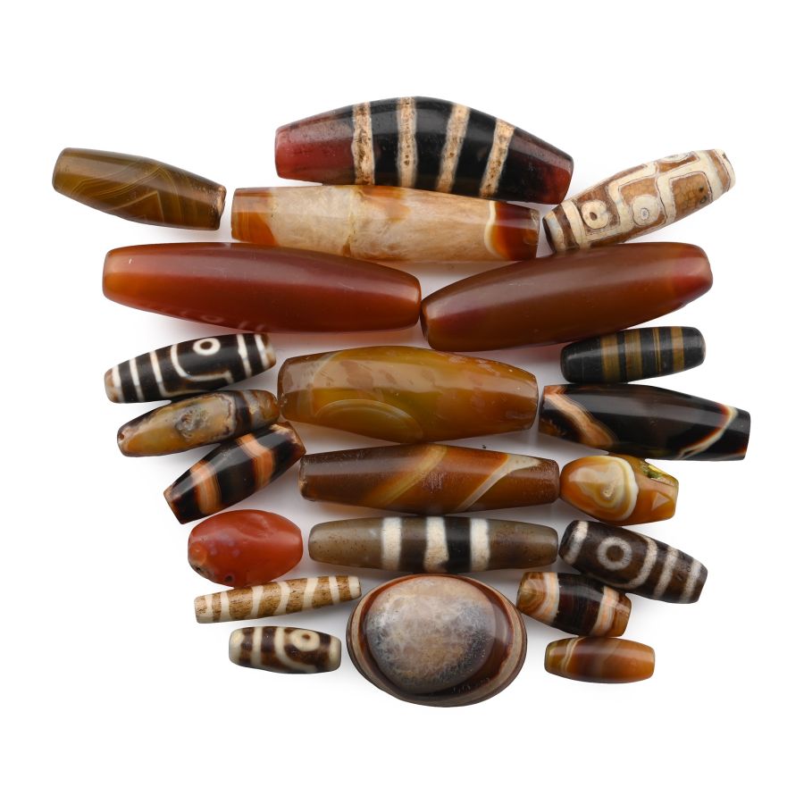 Agate and Glass Bead Collection