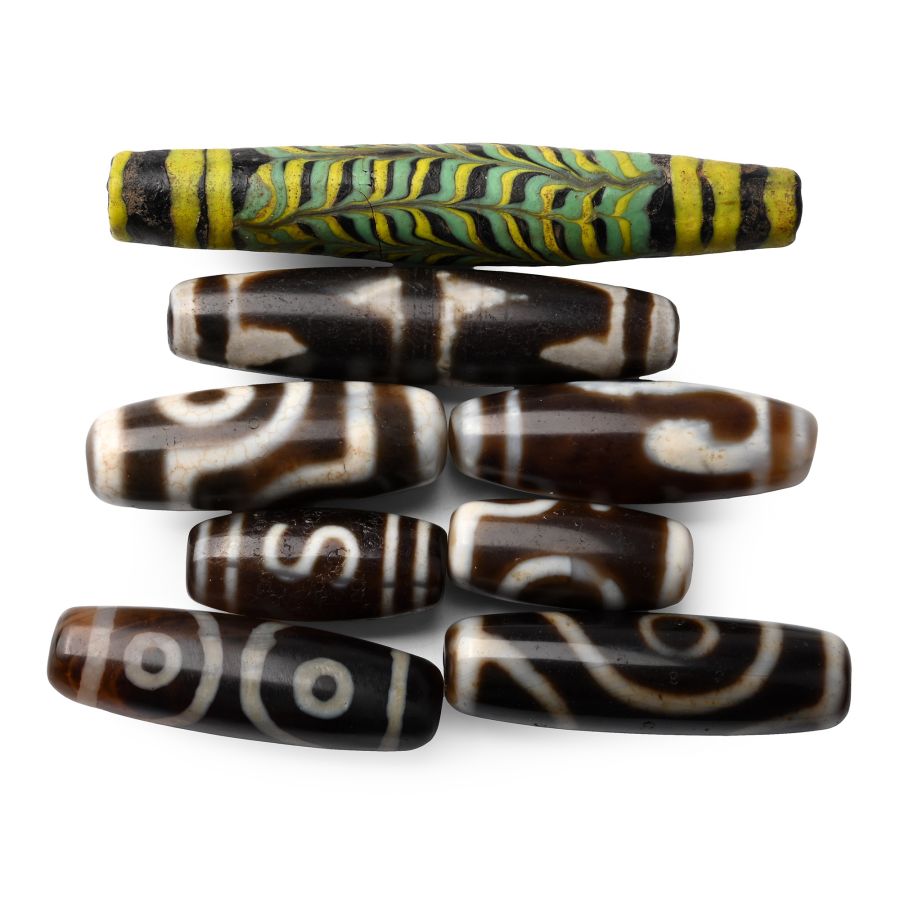 Tibetan and Other Glass Bead Collection