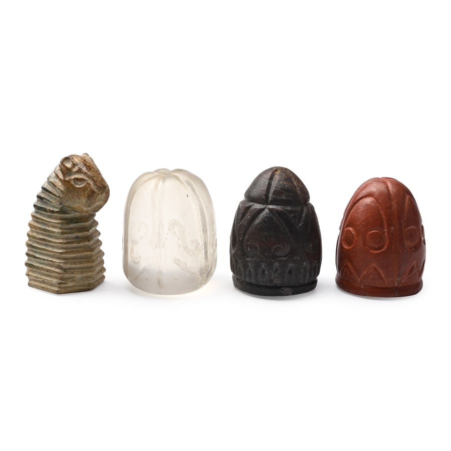 Western Asiatic Stone Gaming Piece Group