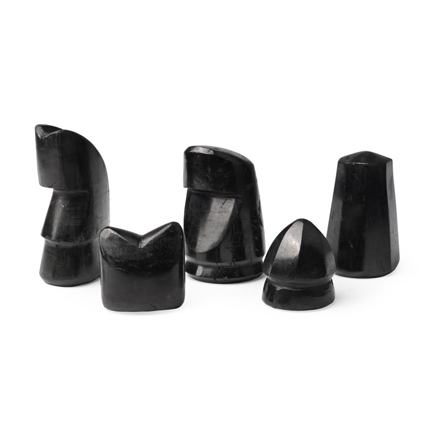 Western Asiatic Style Jet Gaming Piece Group