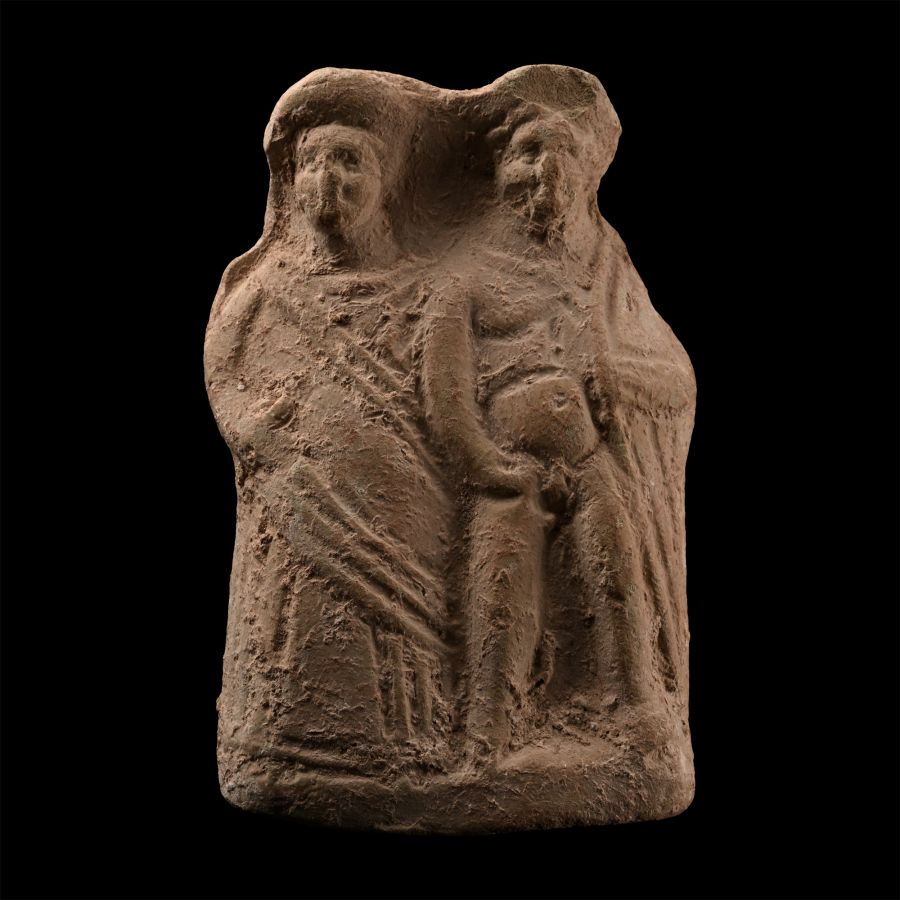 Roman Terracotta of a Couple