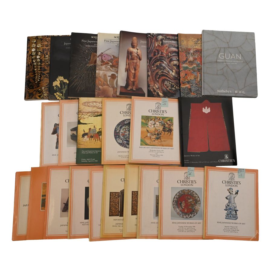 Christie's and Sotheby's Japanese Art Auction Catalogues - 25 Titles