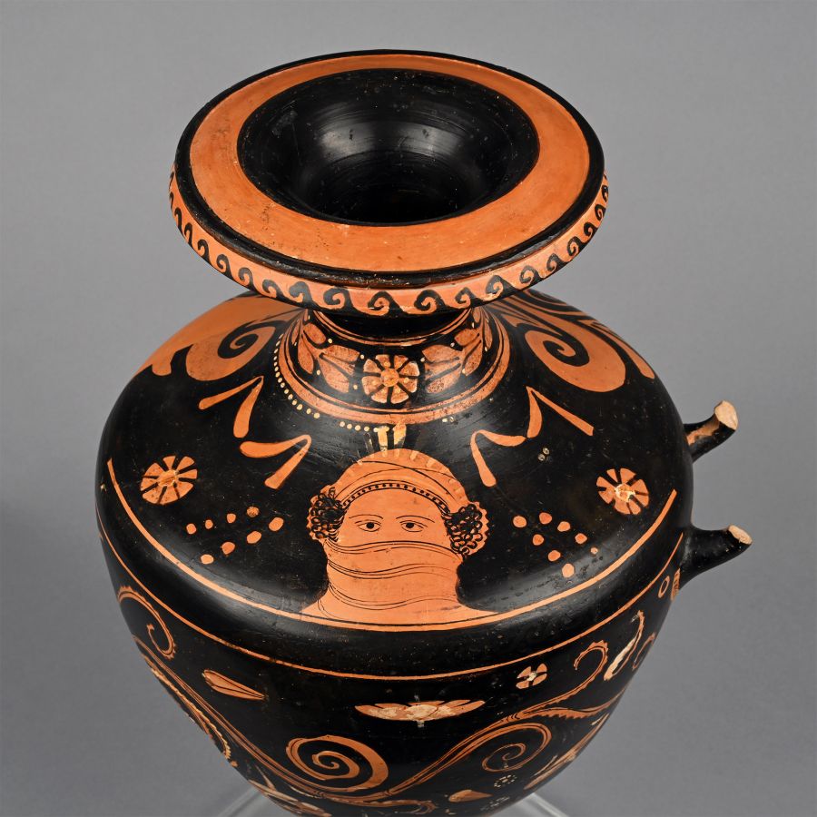 Greek Fragmentary Terracotta Red-Figure Hydria