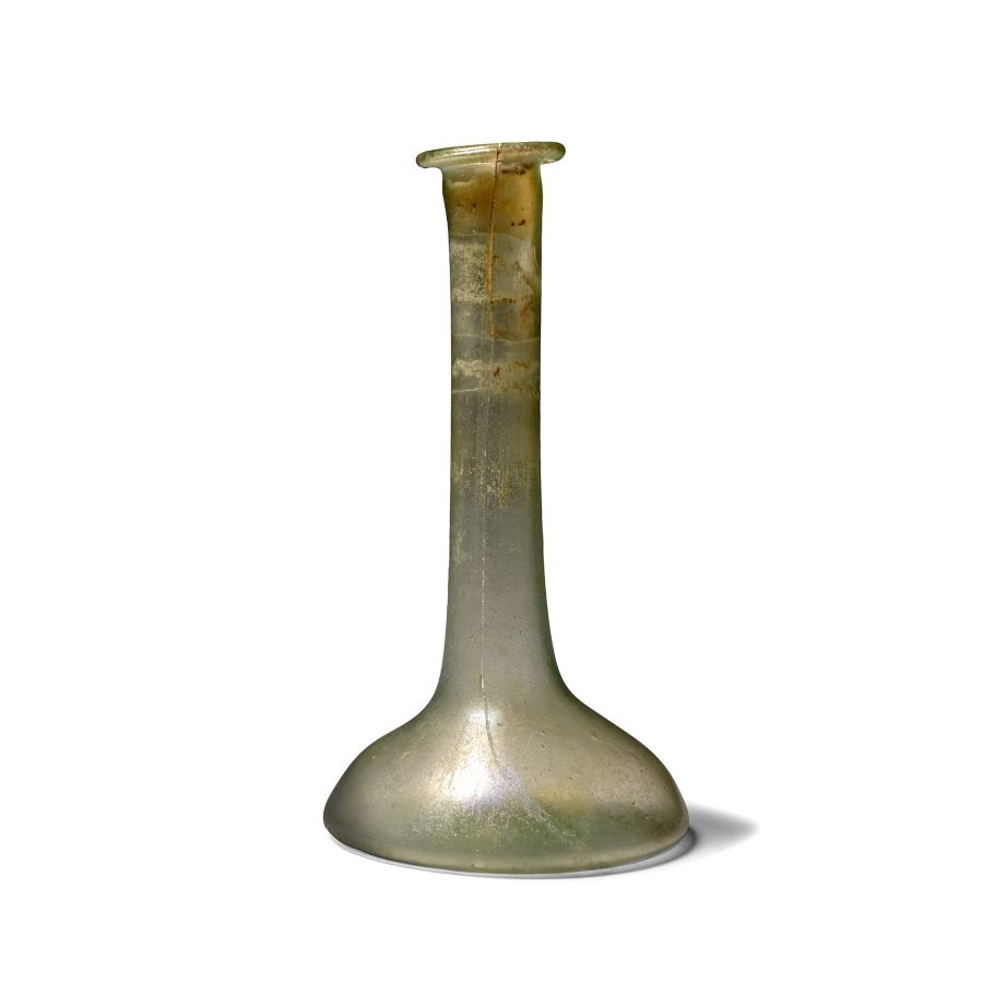 Roman Glass Candlestick Unguentarium