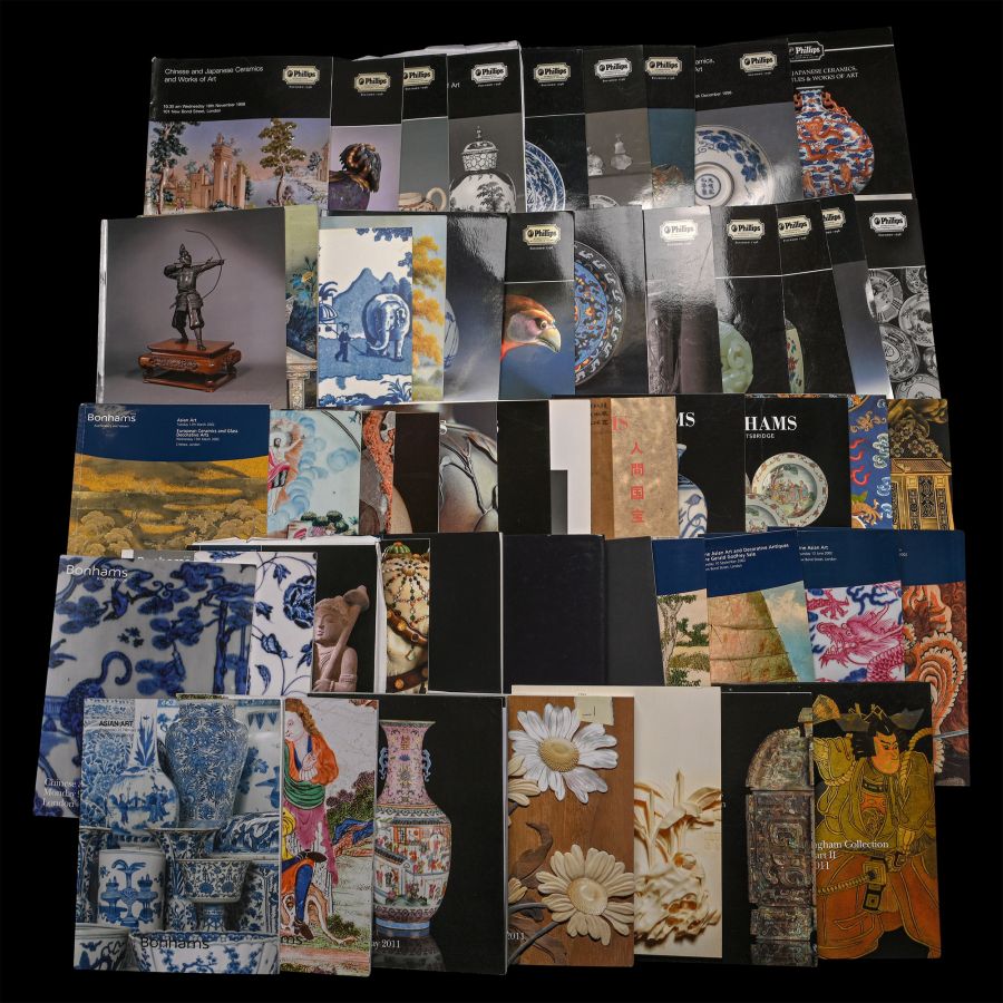 Bonhams and Phillips Chinese and Asian Art Auction Catalogues - 52 Titles