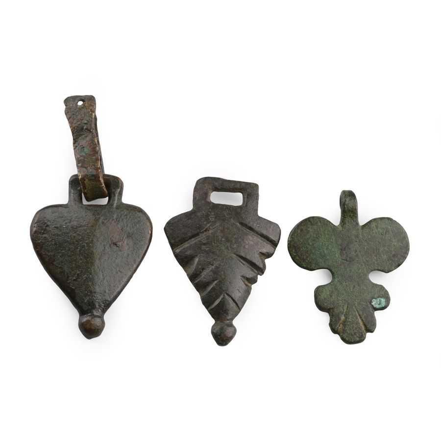 Roman Bronze Military Horse Harness Pendant Group