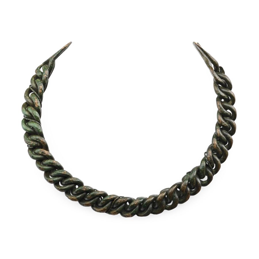 Viking Age Bronze Plaited Bracelet