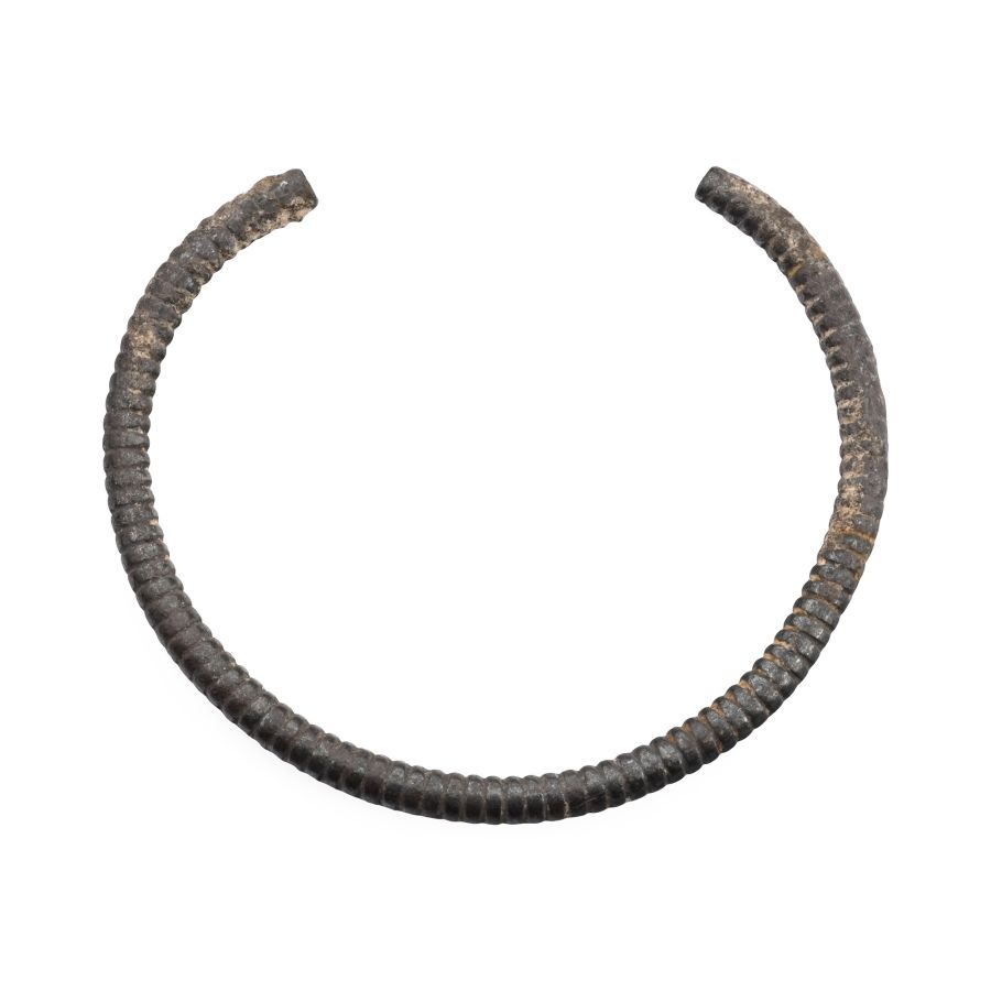 Romano-Celtic Silver Ribbed Bracelet