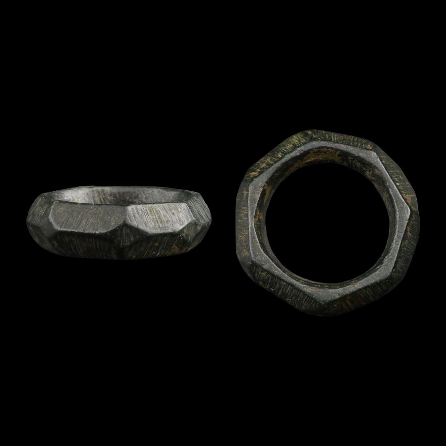 Large Roman Bronze Military Ring