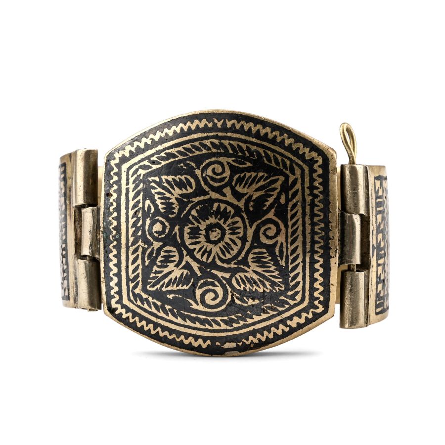 Post Medieval Enamelled Bronze Bracelet