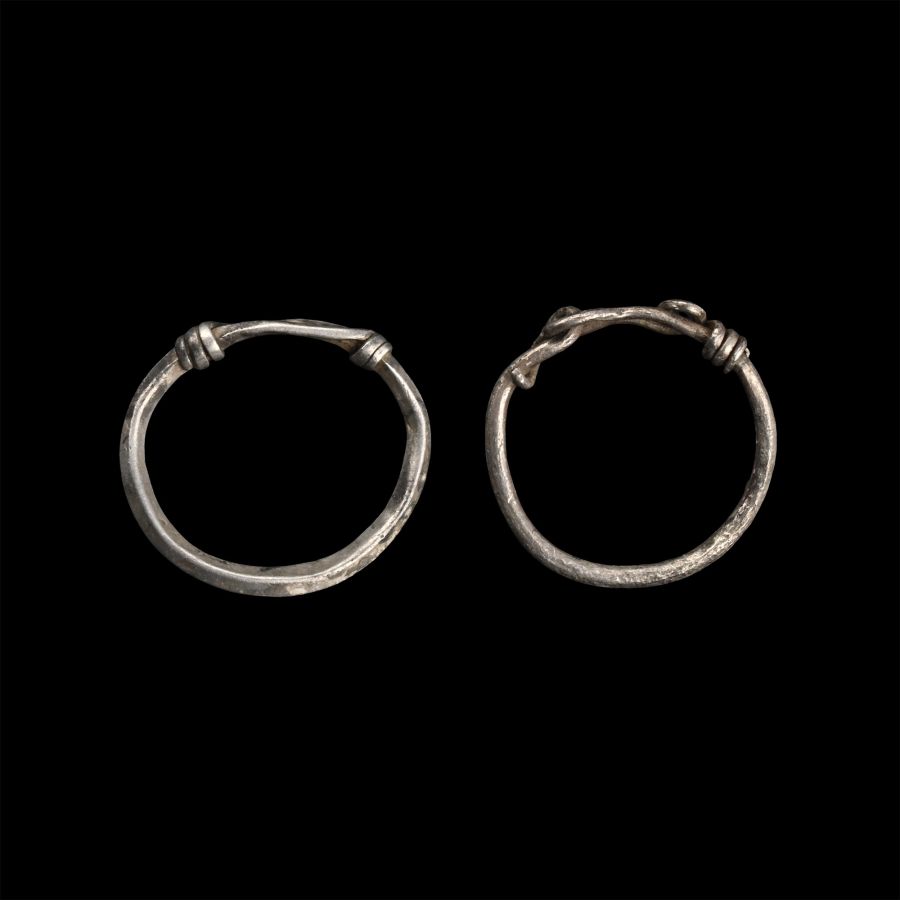 Viking Age Silver Earring Group