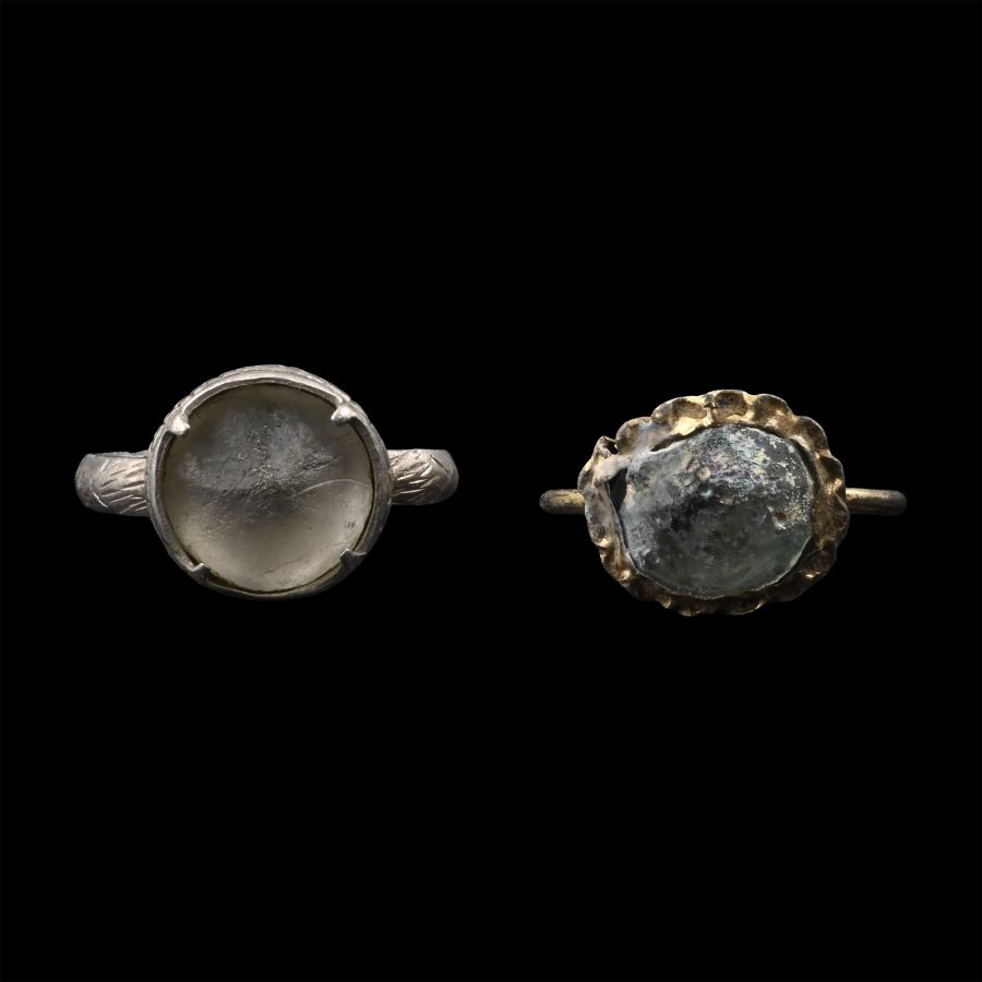 Post Medieval Silver Ring Group
