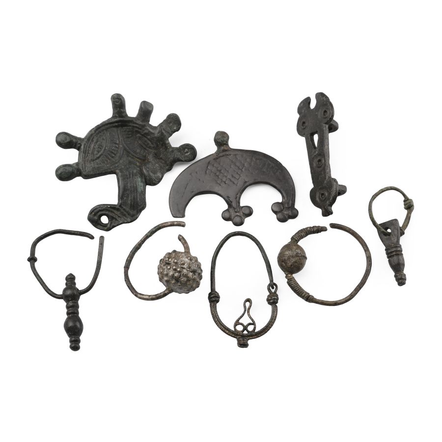 Migration Period Bronze Fragment Group