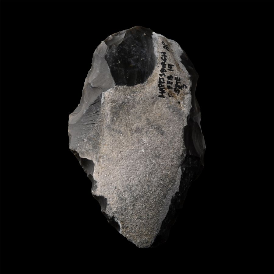 Stone Age Homo Heidelbergensis Flint Handaxe from Happisburgh