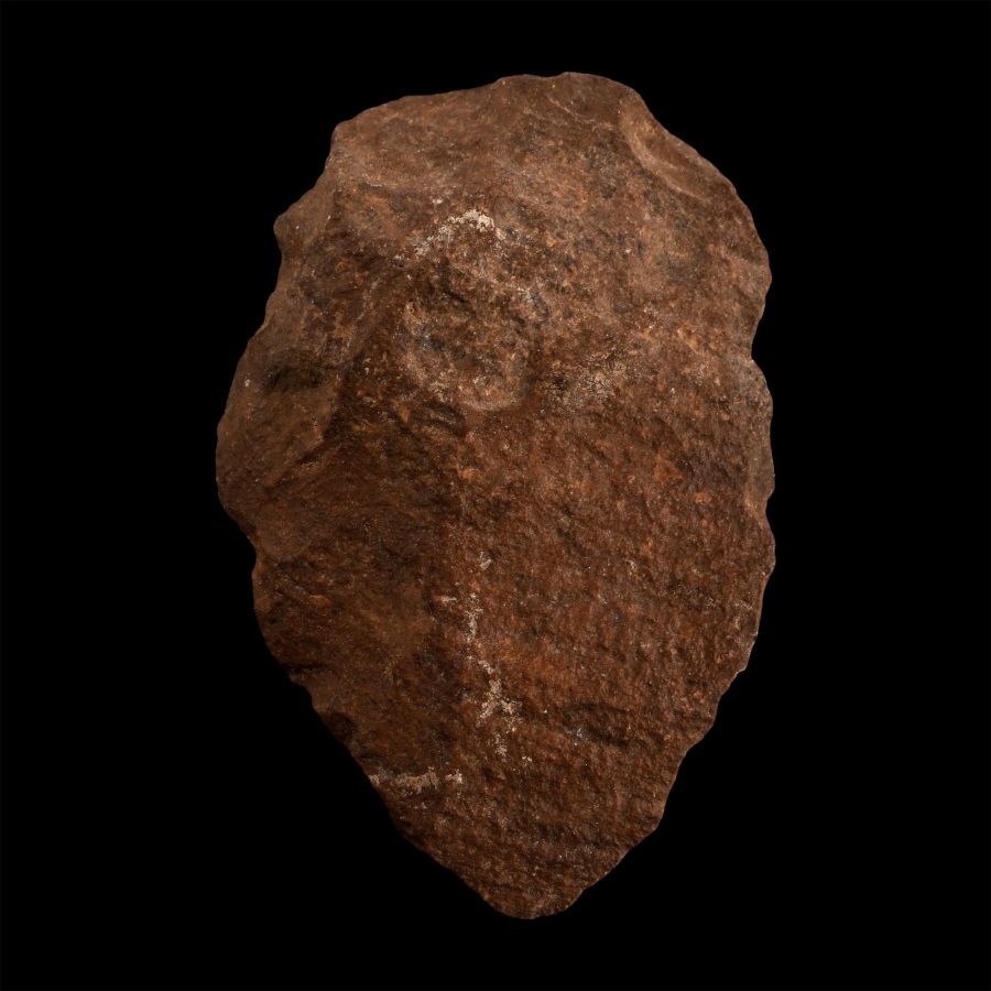 Large Stone Age Homo Erectus Stone Handaxe