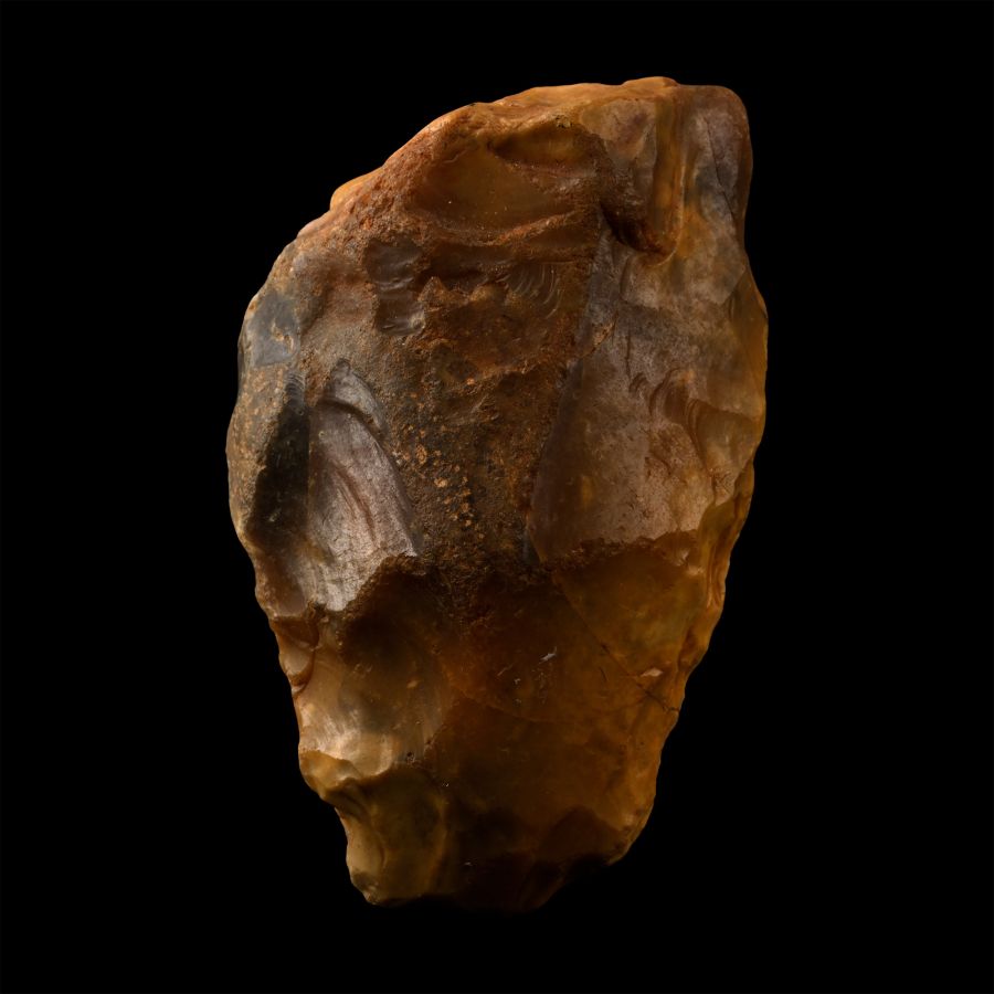 British Stone Age Flint Handaxe from Farnham